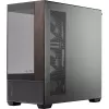 Cooler Master Elite 690 caja de PC, semitorre, ATX, cristal templado - 4 ventiladores ARGB, madera, negro