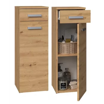 Topeshop NEL V DS ARTISAN armario de baño roble