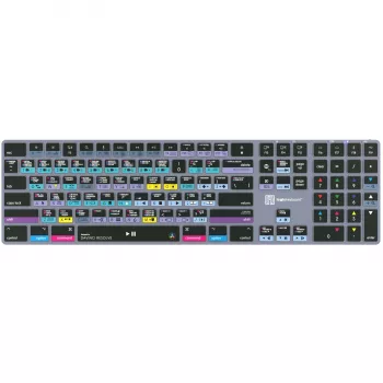 Teclado Logickeyboard LKB-RESB-TM-UK Office Bluetooth QWERTY gris titanio