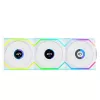 Ventilador Lian Li UNI FAN SL Wireless LCD 120 12 cm Blanco 3 uds.