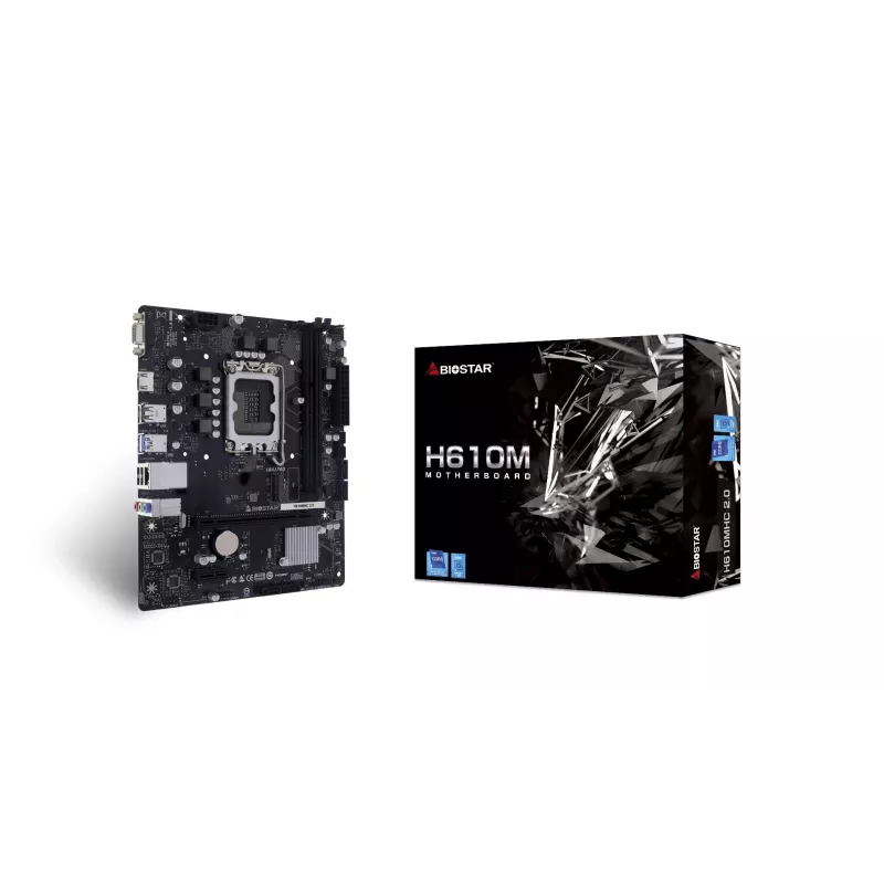 Placa base Biostar H610MHC 2.0 Intel H610 LGA 1700 micro ATX