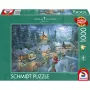Puzzle Schmidt Spiele Thomas Kinkade Studios „Santa's Silent Night“ 1000 piezas