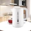 Hervidor de agua eléctrico Maestro MR-022-WHITE, 2,2 L, 1850–2200 W, carcasa de plástico, base 360°, filtro antical, indicador de nivel de agua