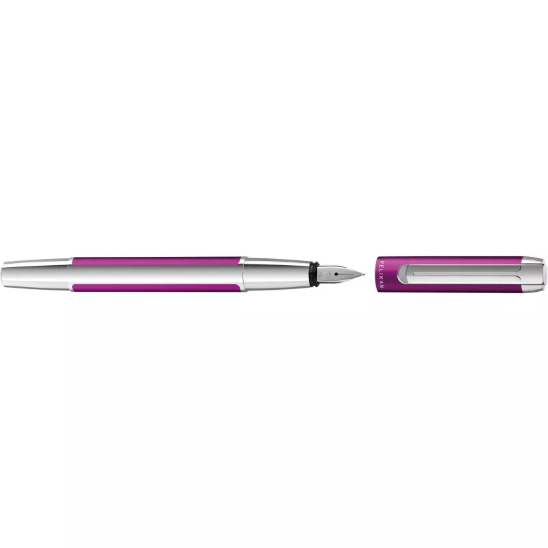 Pluma estilográfica Pelikan Pura P40 1 ud. en estuche de regalo G24 violeta M