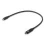 Cable USB Ubiquiti UACC-Cable-USB-100W-0.3M-BK USB C negro gris 0,3 m