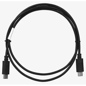 Cable USB 2.0 USB-C a USB-C LANBERG CA-CMCM-10CU-0010-BK 1 m, negro, 480 Mbit/s, contactos chapados en oro