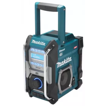 Radio Makita MR004G para obra analógica y digital negra, verde