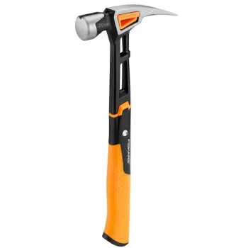 Fiskars 1020214 martillo de orejas negro, metálico, naranja