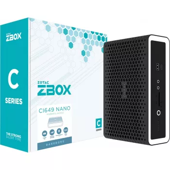 Zotac ZBOX CI649 NANO PC de 1,8 litros Negro, Blanco i5-1335U Intel SoC 1,3 GHz