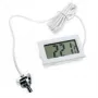 Termómetro digital Lamptron TS708 con conexión de rosca G1/4 pulgadas, blanco