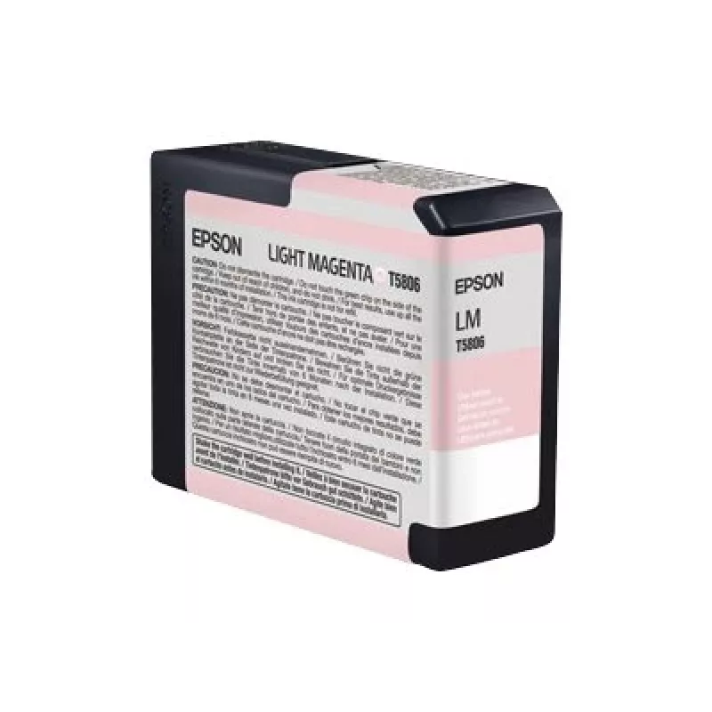 Epson pack individual magenta claro T580600, magenta claro, tinta pigmentada, 80 ml, 1 unidad
