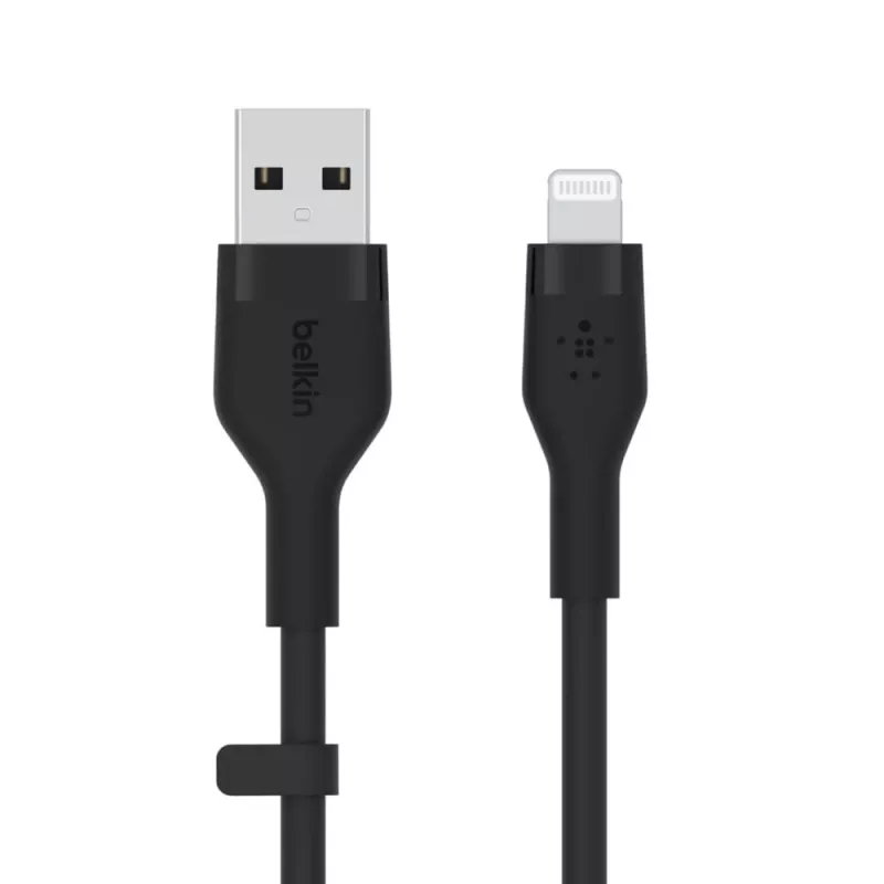 Belkin BOOST CHARGE Flex cable USB-A a Lightning CAA008BT1MBK, 1 m, negro
