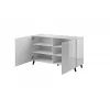 Aparador Cama 2D REJA blanco brillante/blanco brillante