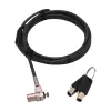 Candado de cable DICOTA D31831 Negro Plata 2m Llave redonda