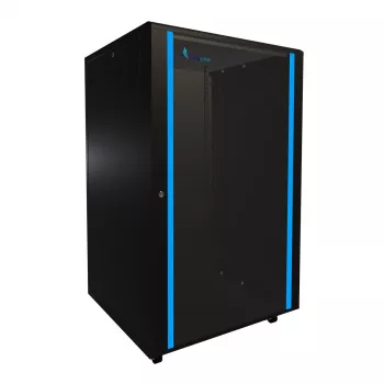 Rack de pie Extralink armario rackmount 27U 800x800 negro capacidad de carga 600 kg
