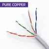 Cable de red UTP CAT6 cobre Cu 100 m gris – QOLTEC 54560