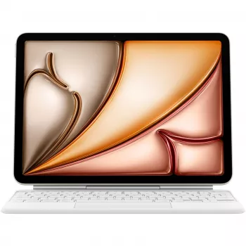 Teclado Apple Magic QWERTY UK English blanco trackpad