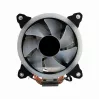 Disipador de CPU Gembird CPU-HURACAN-ARGB-X130 12 cm negro blanco