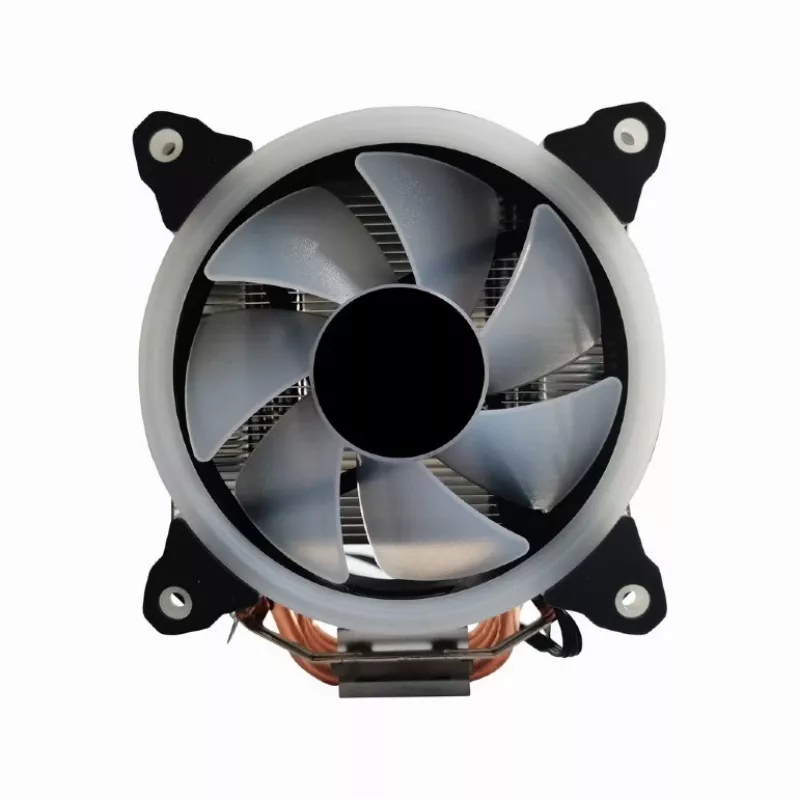 Disipador de CPU Gembird CPU-HURACAN-ARGB-X130 12 cm negro blanco