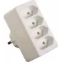 Regleta de enchufes AS Schwabe 48411 — 4 tomas, cable de 1,5 m, blanca