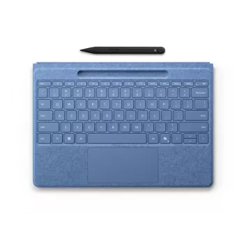 Teclado para Microsoft Surface 8YU-00027 — distribución QWERTZ alemana, Bluetooth, touchpad, azul