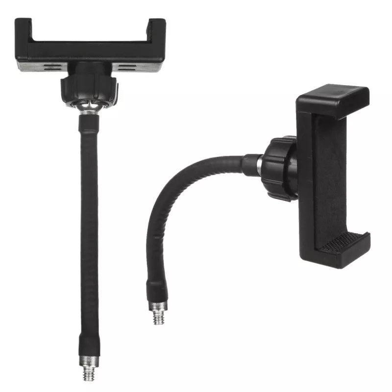 Maclean MCE610 10 12W anillo de luz LED con trípode y disparador Bluetooth, 3 colores, 10 niveles de brillo, brillo ajustable del 10% al 100%, 160 LED, soporte para smartphone, luz de iluminación