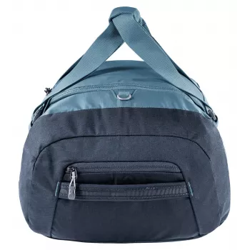 Bolsa de viaje DEUTER Duffel 35 atlantic-ink — capacidad 35 L, fondo impermeable, asas de transporte