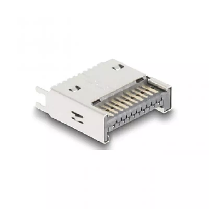 Accesorio para placa de circuito DeLOCK 67192 plata 1 ud. recto contactos dorados