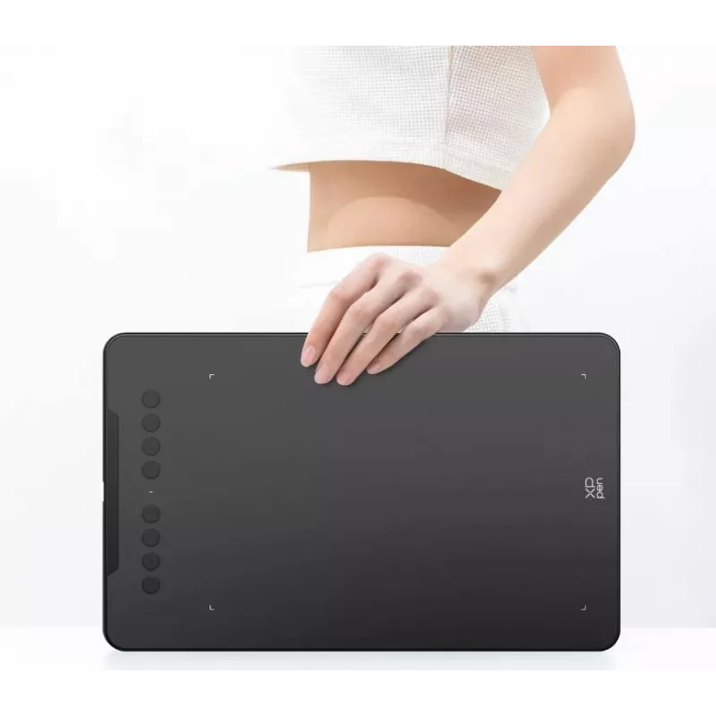Tableta gráfica XP-Pen DECO 01 V3 — 5080 lpi, 254 x 158,75 mm, negra, USB (con cable e inalámbrica)