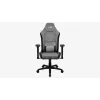 Silla gaming universal Aerocool Crown AeroSuede con asiento acolchado, gris piedra