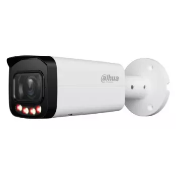 Cámara IP de vigilancia DAHUA IPC-HFW2449T-ZAS-IL — 4 MP, zoom motorizado 2,7–13,5 mm, IP67/IK10, PoE, IR/LED blancos