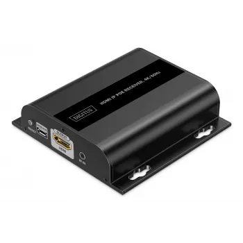 Receptor Digitus HDMI IP PoE, 4K/60Hz