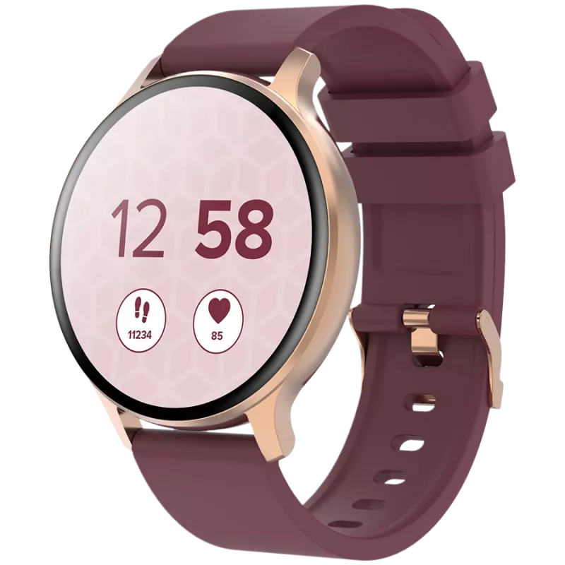 Smartwatch Badian SW-68 oro rosa rojo 45mm EN