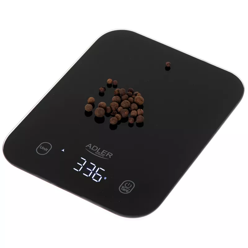 Adler AD 3181b báscula de cocina, negro