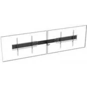 TECH DATA Vision VFM-F50_DL - componente de montaje (raíl) - para 2 soportes LCD/plasma - aluminio - negro - tamaño de pantalla: hasta 218,4 cm (hasta 86
