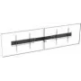 TECH DATA Vision VFM-F50_DL - componente de montaje (raíl) - para 2 soportes LCD/plasma - aluminio - negro - tamaño de pantalla: hasta 218,4 cm (hasta 86