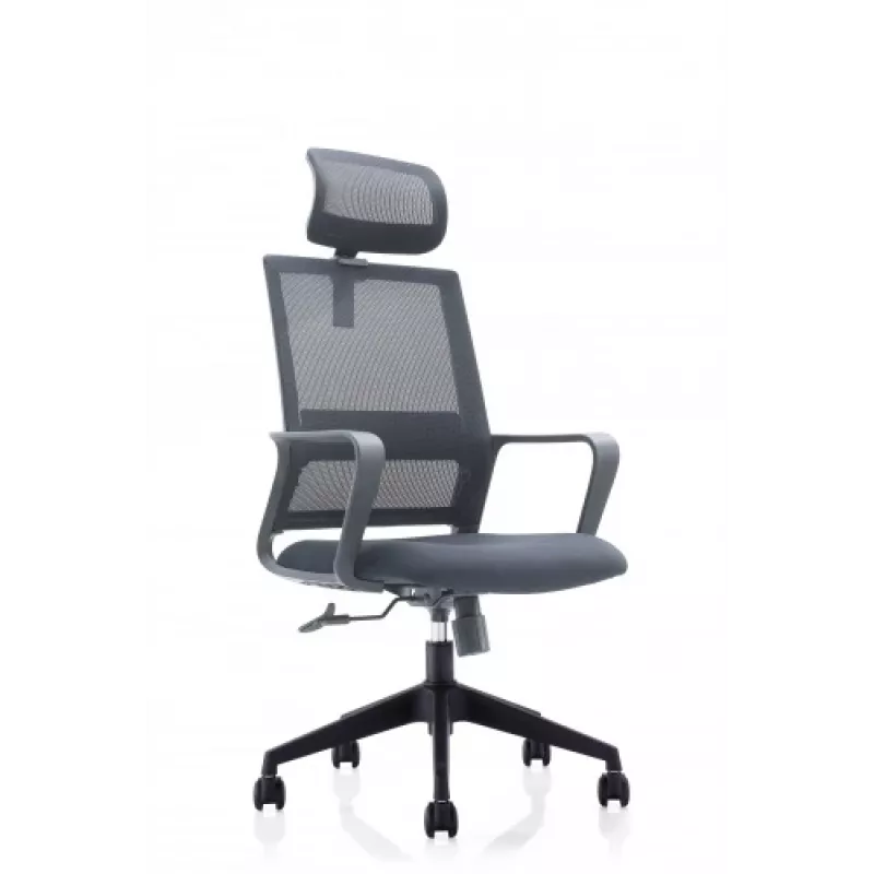 Silla de oficina up up CH-219A ergonómica regulable en altura, base giratoria, reposabrazos
