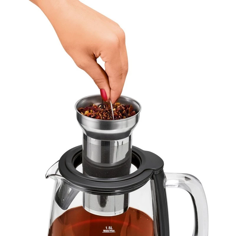 Proficook hervidor eléctrico inalámbrico de cristal PC-WKS 1167