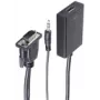 shiverpeaks BS10-01006 Adaptador de cable de vídeo 0,15 m VGA (D-Sub) + 3,5 mm HDMI tipo A (estándar) negro (BS10-01006)