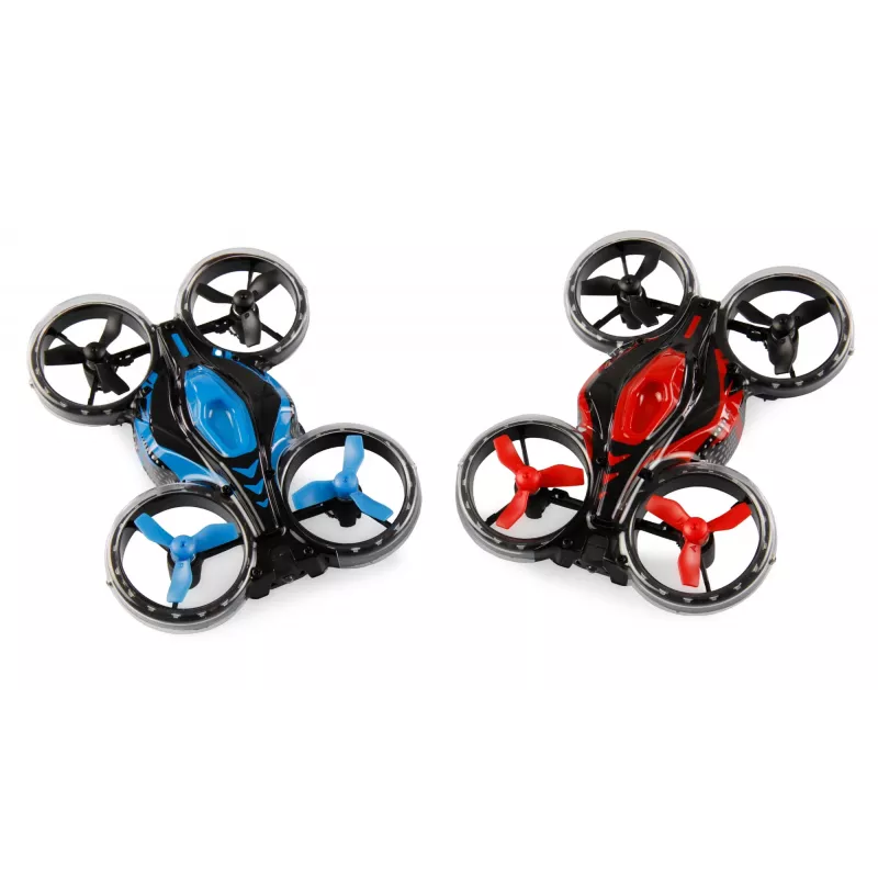 Dron Amewi FightStar Battle Bundle rojo y azul — modelo 25344, para uso interior/exterior, apto para niños a partir de 8 años