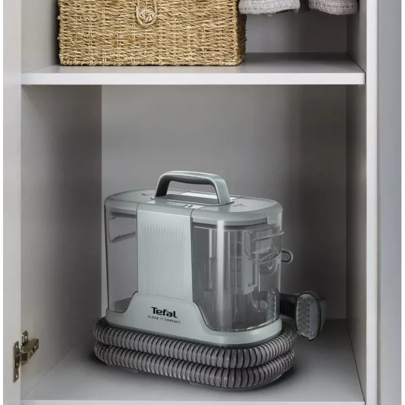 Limpiador de manchas portátil Tefal Clean It Compact Pet IZ3020F0 — aparato de mano para limpieza de manchas en tapicerías y mascotas