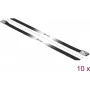 Brida DeLOCK 18816 acero negro 500mm 10 uds.