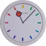 NeXtime Reloj 3048 Color Change, Ø28 cm, pared, blanco/multicolor
