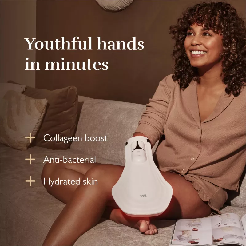 Mascarilla LED de mano silk'n HLM1PE1001 para rejuvenecimiento e hidratación de la piel