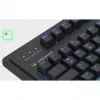 Teclado mecánico con cable de tamaño completo KeySonic KSK-8202ELU-T (DE) — USB, distribución alemana, negro