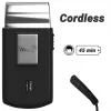 Wahl 3615-1016 afeitadora de láminas para hombre, recortadora, negro, plata