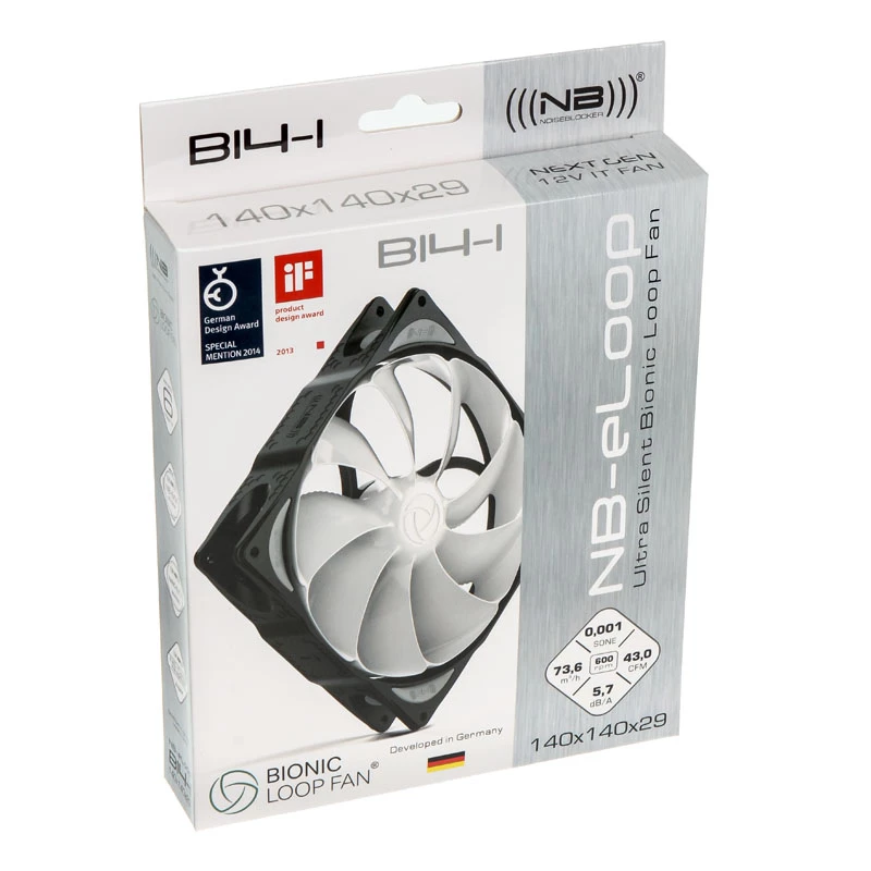 Ventilador NOISEBLOCKER NB-eLoop B14-1 140mm negro