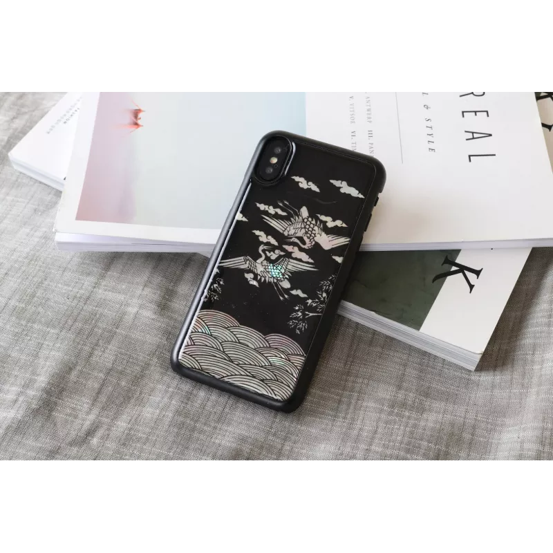 iKins Crane funda para iPhone XS/X, negra, K1697J