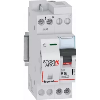 Interruptor de protección contra incendios (AFDD) Legrand 415922 con interruptor automático para protección eléctrica