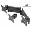 Soporte de sobremesa para monitor MACLEAN MC-691 para 3 monitores – regulable en altura e inclinable